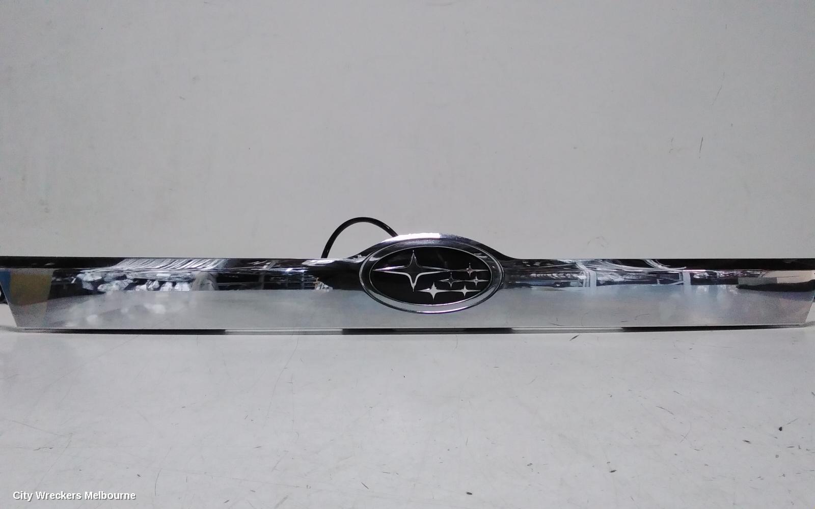 SUBARU IMPREZA REAR GARNISH, CENTRE, HATCH, CHROME, G3, 04/2007 - 12/2013