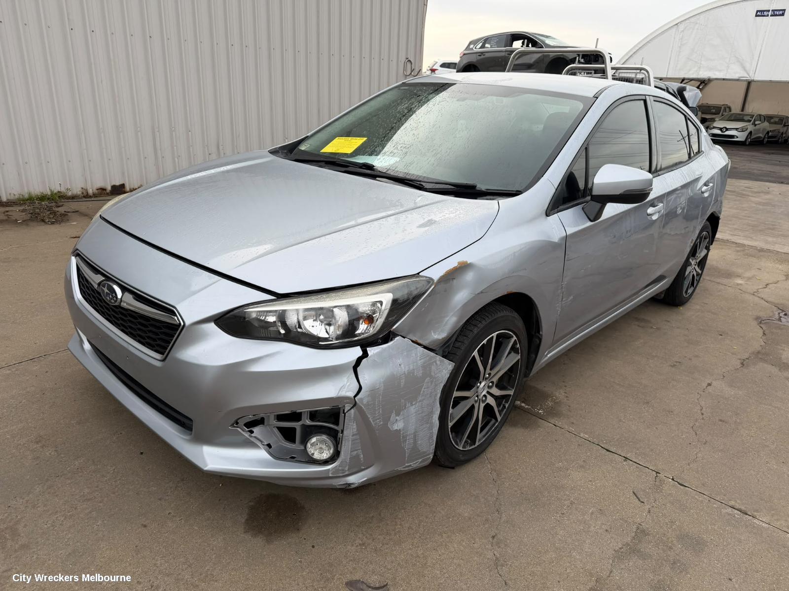 SUBARU IMPREZA DOOR HANDLE, G5, LH FRONT, OUTER, COLOUR CODED, 09/2016 - 09/2023