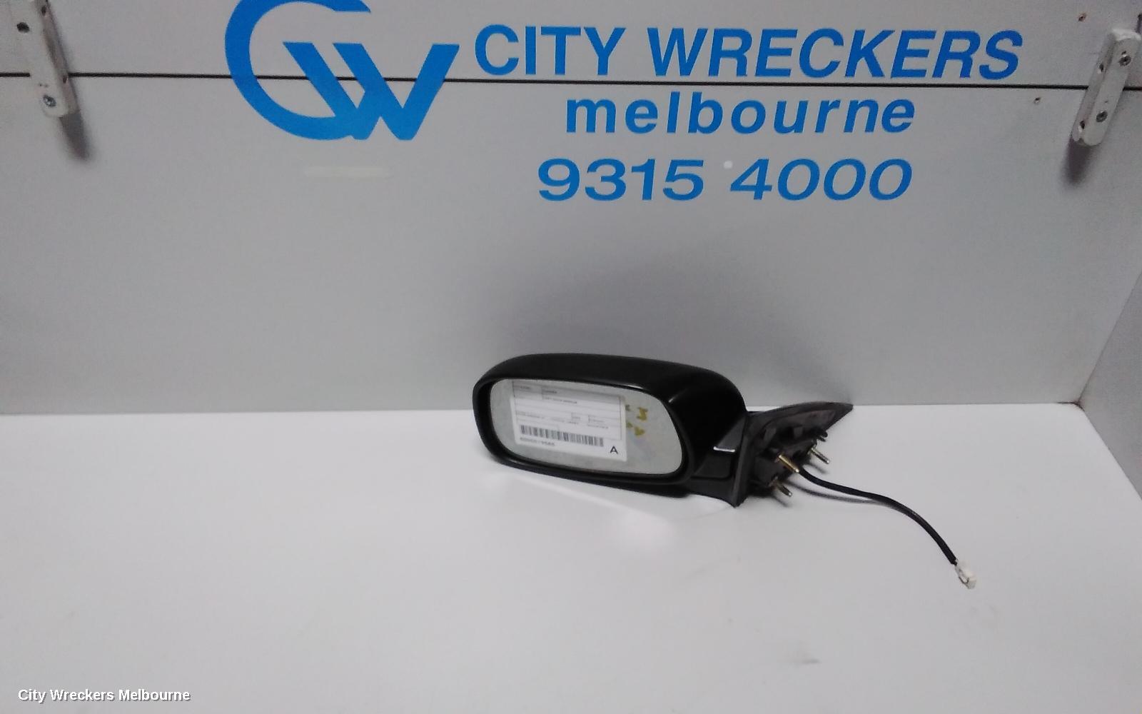 TOYOTA CAMRY LEFT DOOR MIRROR, SK36, BLACK, 08/2002 - 05/2006
