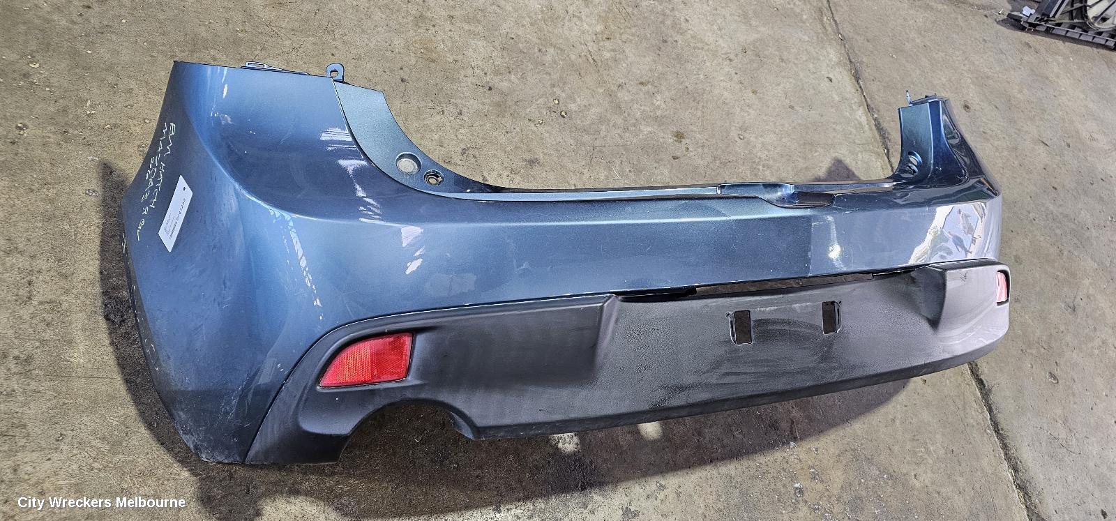 MAZDA 3 REAR BUMPER, BL, HATCH, NEO/MAXX SPORT/MZR-CD, NON PARK SENSOR TYPE, 09/2011 - 10/2013