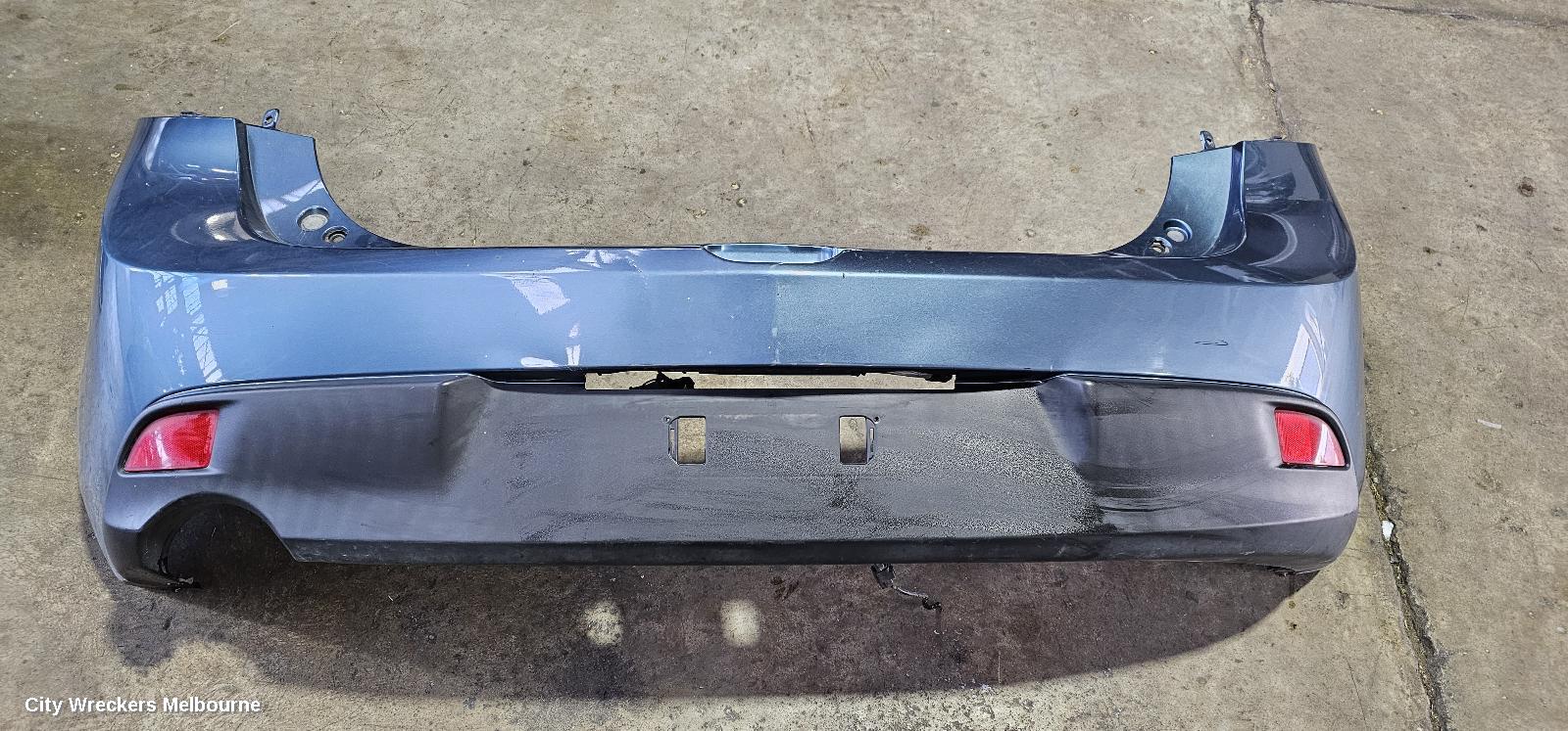 MAZDA 3 REAR BUMPER, BL, HATCH, NEO/MAXX SPORT/MZR-CD, NON PARK SENSOR TYPE, 09/2011 - 10/2013