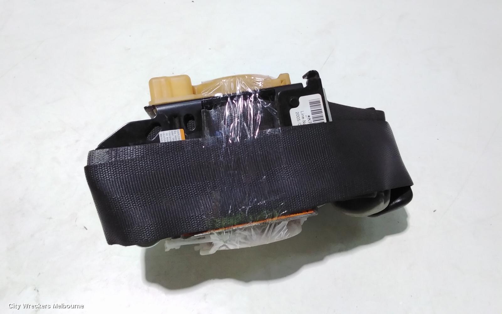 HONDA JAZZ SEATBELT/STALK, LH FRONT, SEAT BELT ONLY (NO STALK), GD, 10/2002 - 09/2008