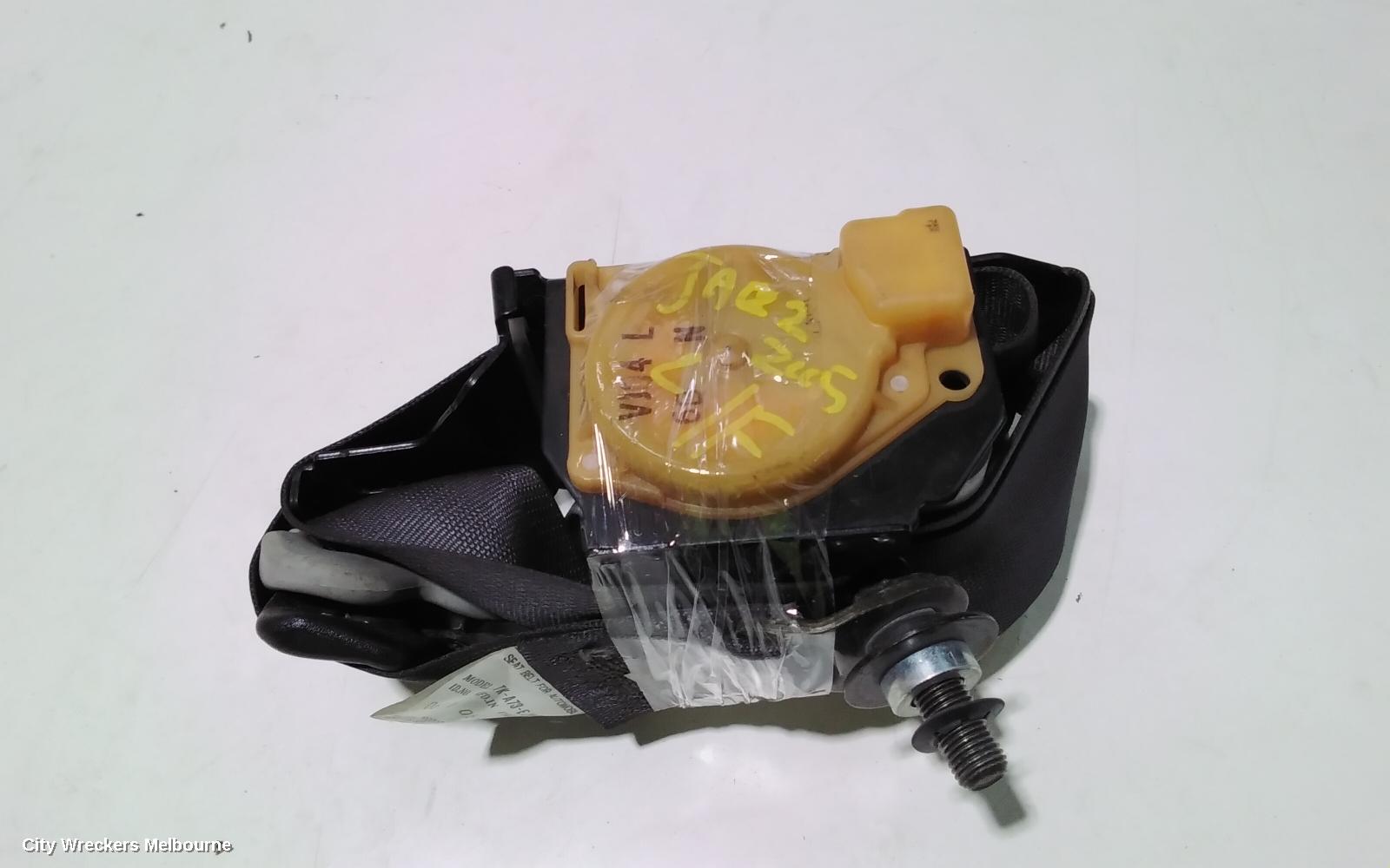 HONDA JAZZ SEATBELT/STALK, LH FRONT, SEAT BELT ONLY (NO STALK), GD, 10/2002 - 09/2008