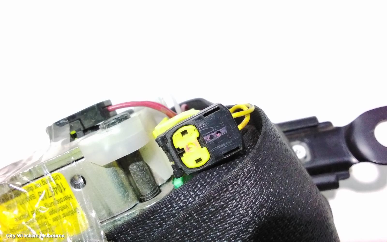 TOYOTA COROLLA SEATBELT/STALK, LH FRONT, SEAT BELT ONLY, GREY, ZRE152/20153R, 03/2007 - 12/2013