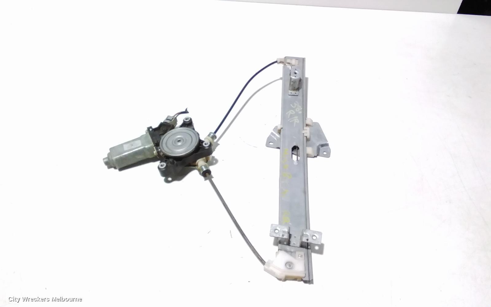 MITSUBISHI 380 RIGHT REAR WND REG/MOTOR, DB, ELECTRIC, 09/2005 - 03/2008