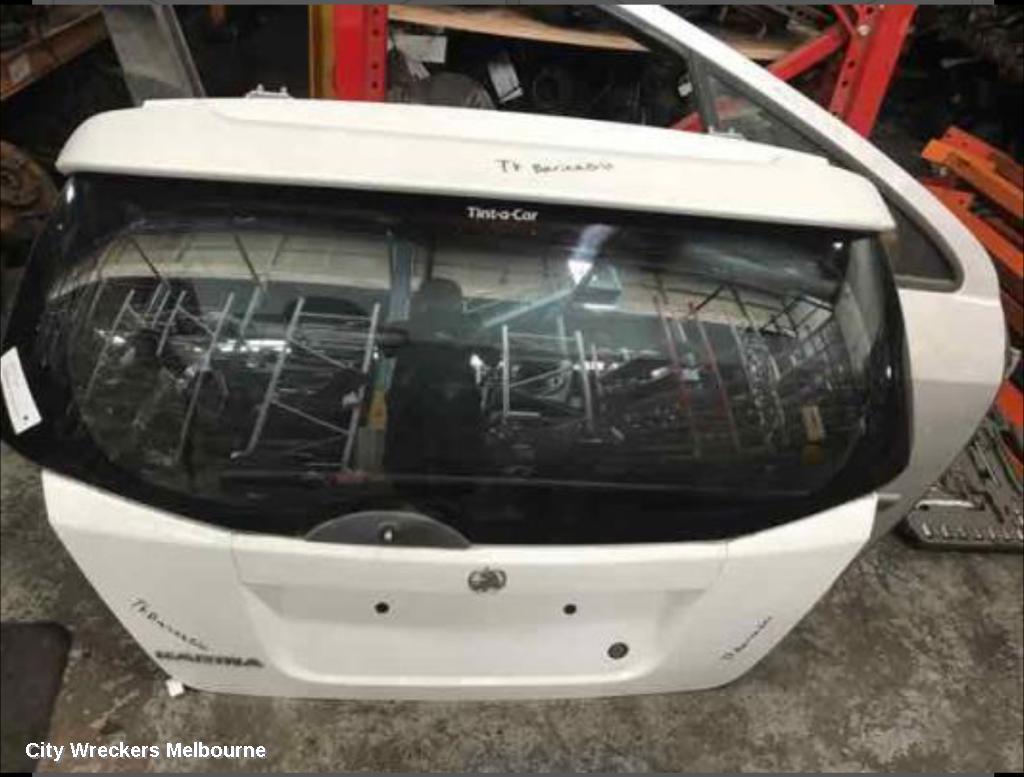 HOLDEN BARINA BOOTLID/TAILGATE, TAILGATE, TK, SPOILERED TYPE, 12/2005 - 12/2012
