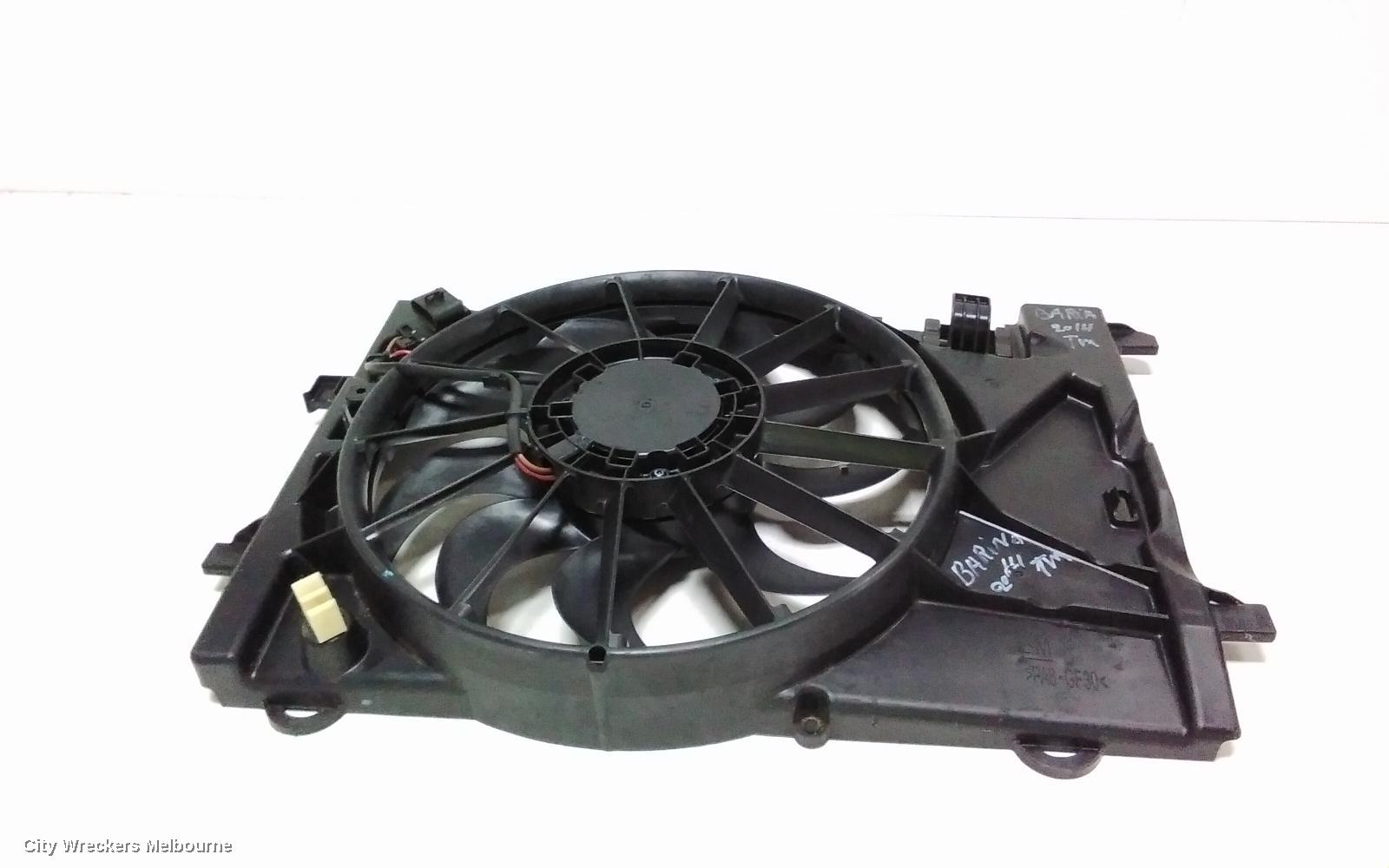 HOLDEN BARINA FAN, RADIATOR FAN, TM, 09/2011 - 12/2018