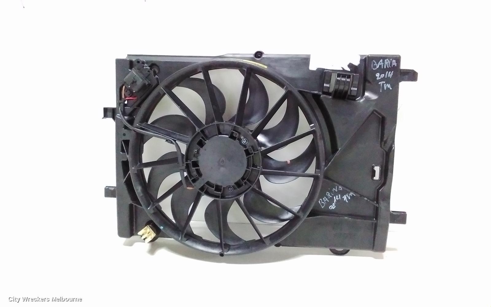 HOLDEN BARINA FAN, RADIATOR FAN, TM, 09/2011 - 12/2018