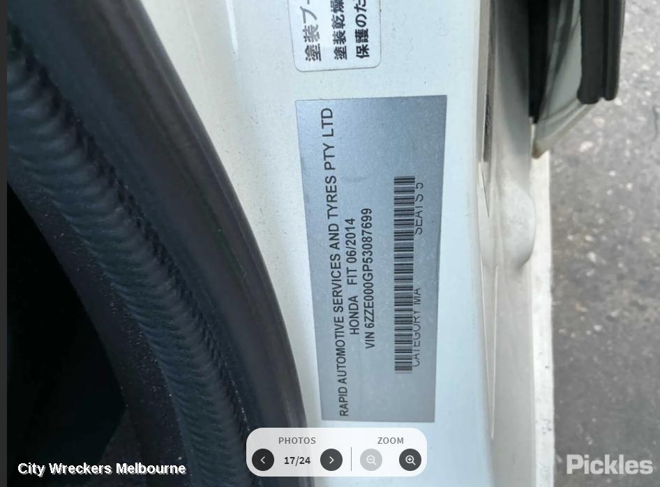 HONDA JAZZ BONNET, GK/GF, 07/2014 - 12/2020