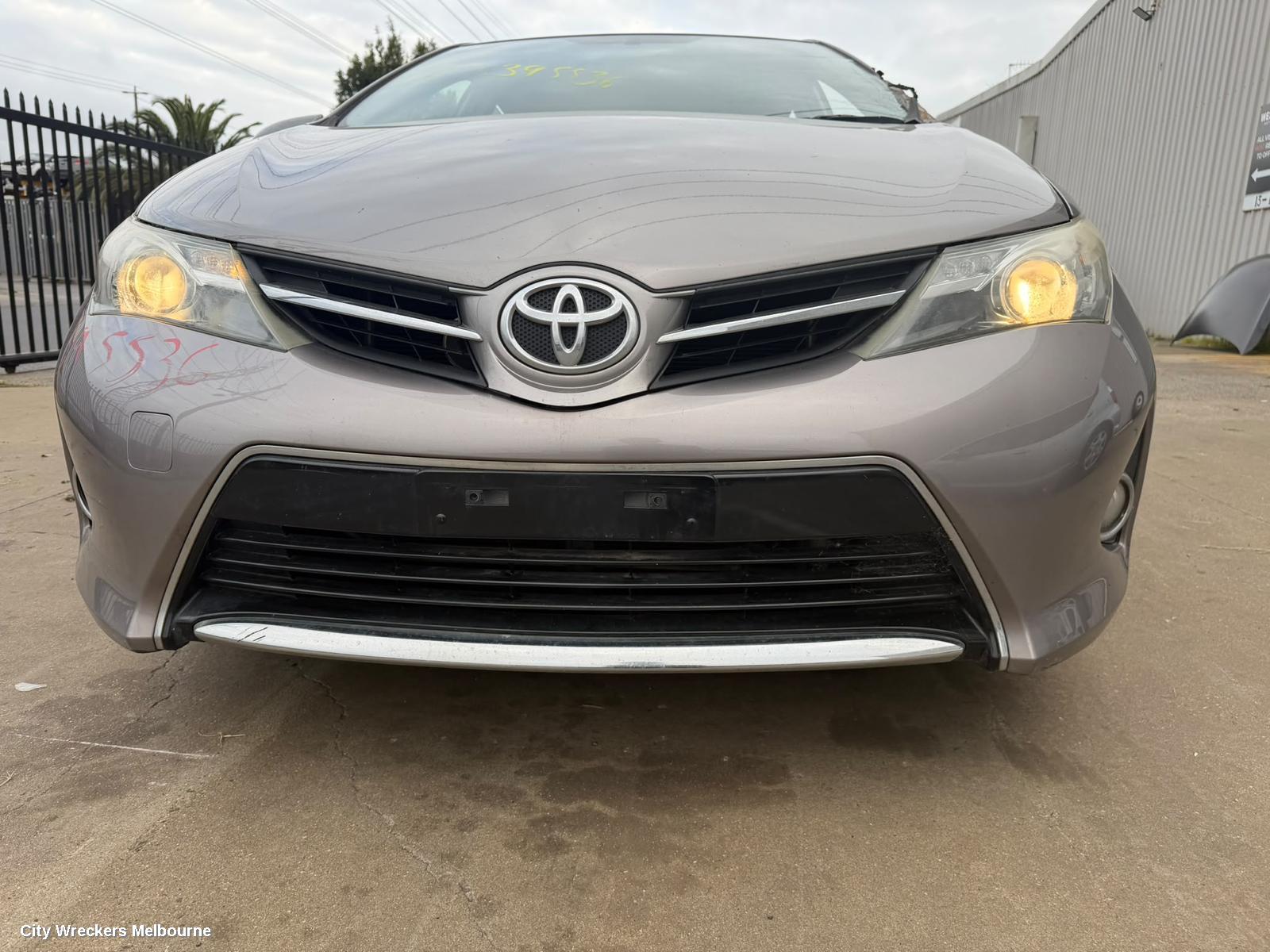 TOYOTA COROLLA LEFT TAILLIGHT, ZRE182R, HATCH, 08/2012 - 03/2015