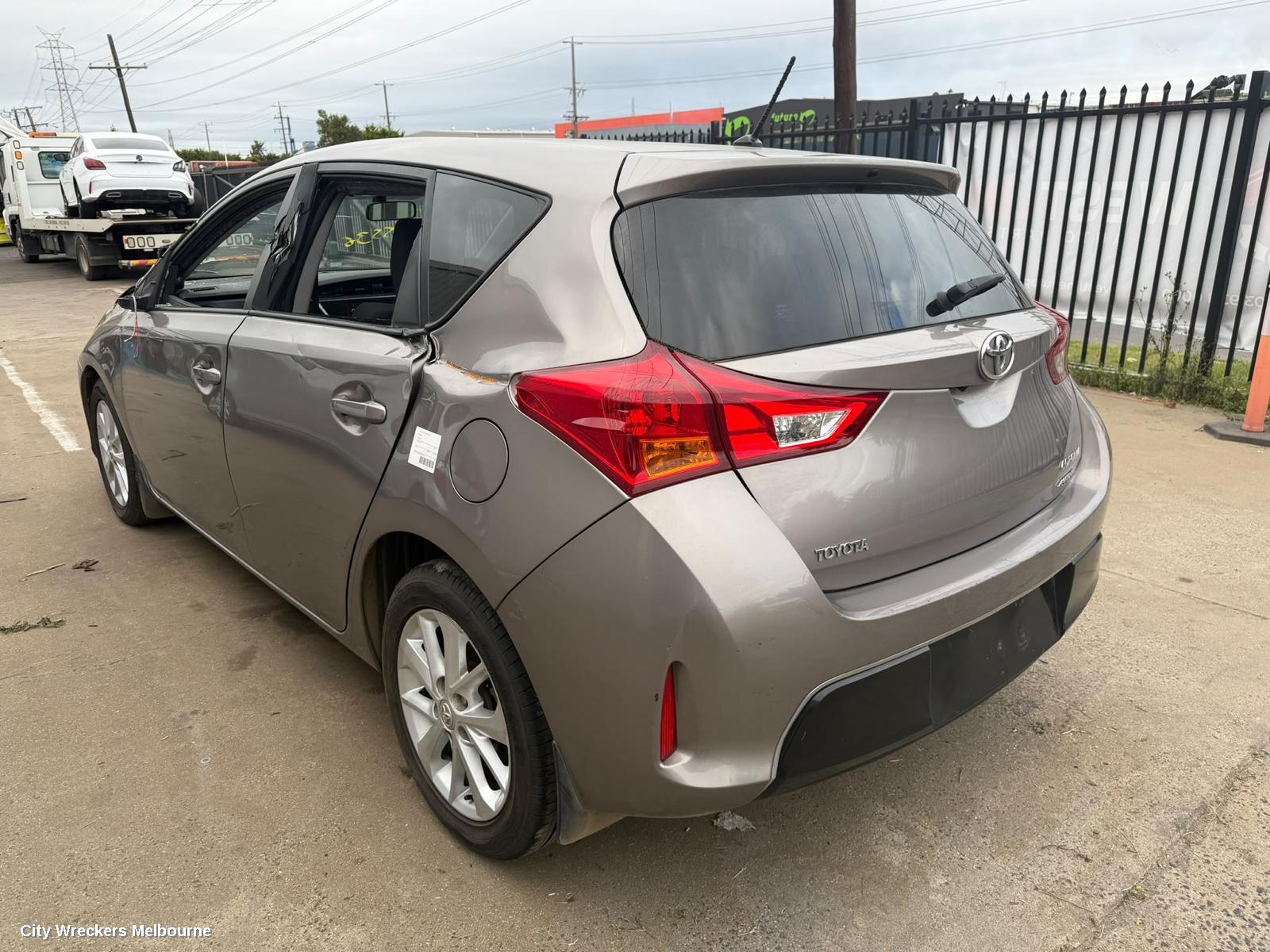 TOYOTA COROLLA LEFT TAILLIGHT, ZRE182R, HATCH, 08/2012 - 03/2015