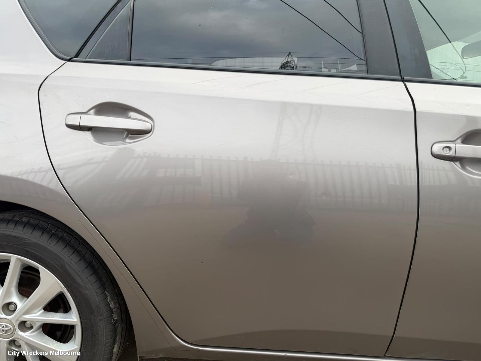 TOYOTA COROLLA LEFT TAILLIGHT, ZRE182R, HATCH, 08/2012 - 03/2015