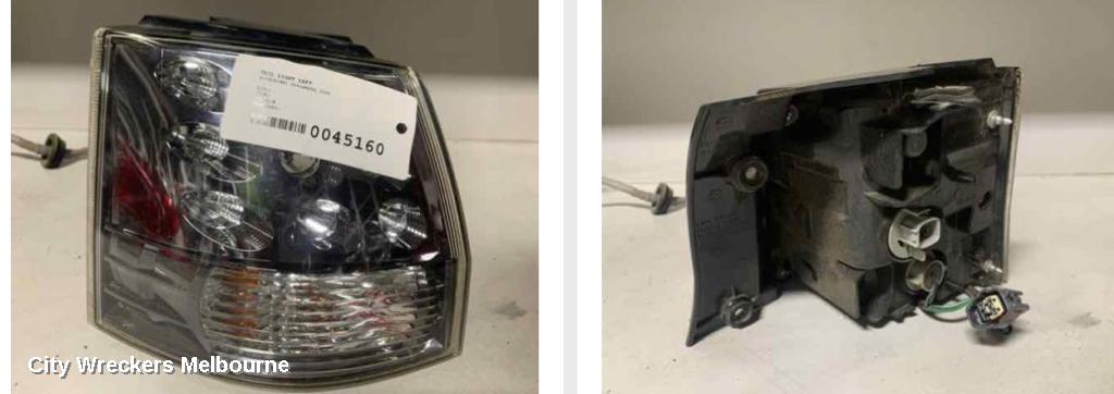 MITSUBISHI OUTLANDER LEFT TAILLIGHT, ZG-ZH, IN BODY, 11/2006 - 10/2012