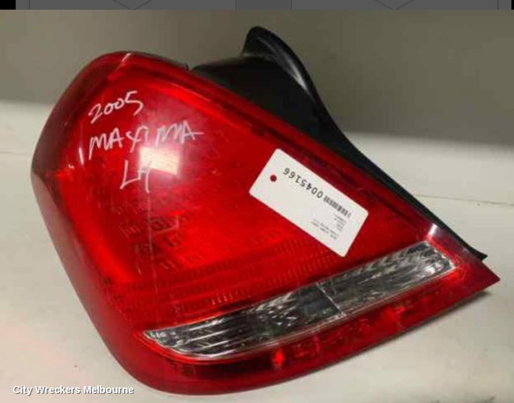 NISSAN MAXIMA LEFT TAILLIGHT, J31, LENS# 4969, 02/2002 - 12/2005