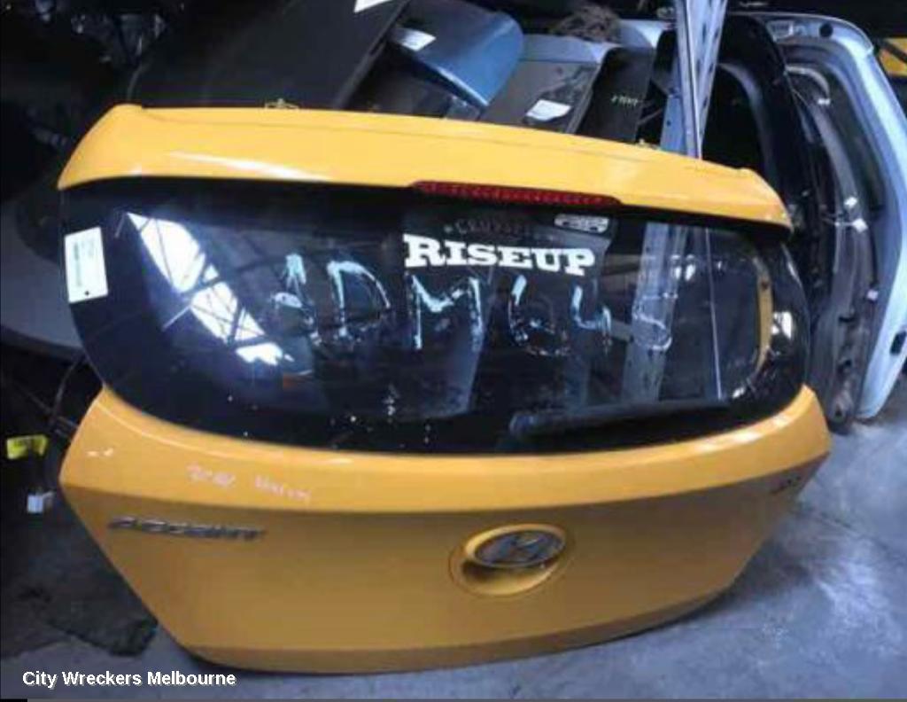 HYUNDAI ACCENT BOOTLID/TAILGATE, RB, TAILGATE, SPOILERED, NON KEYLESS ENTRY TYPE, 07/2011 - 08/2014