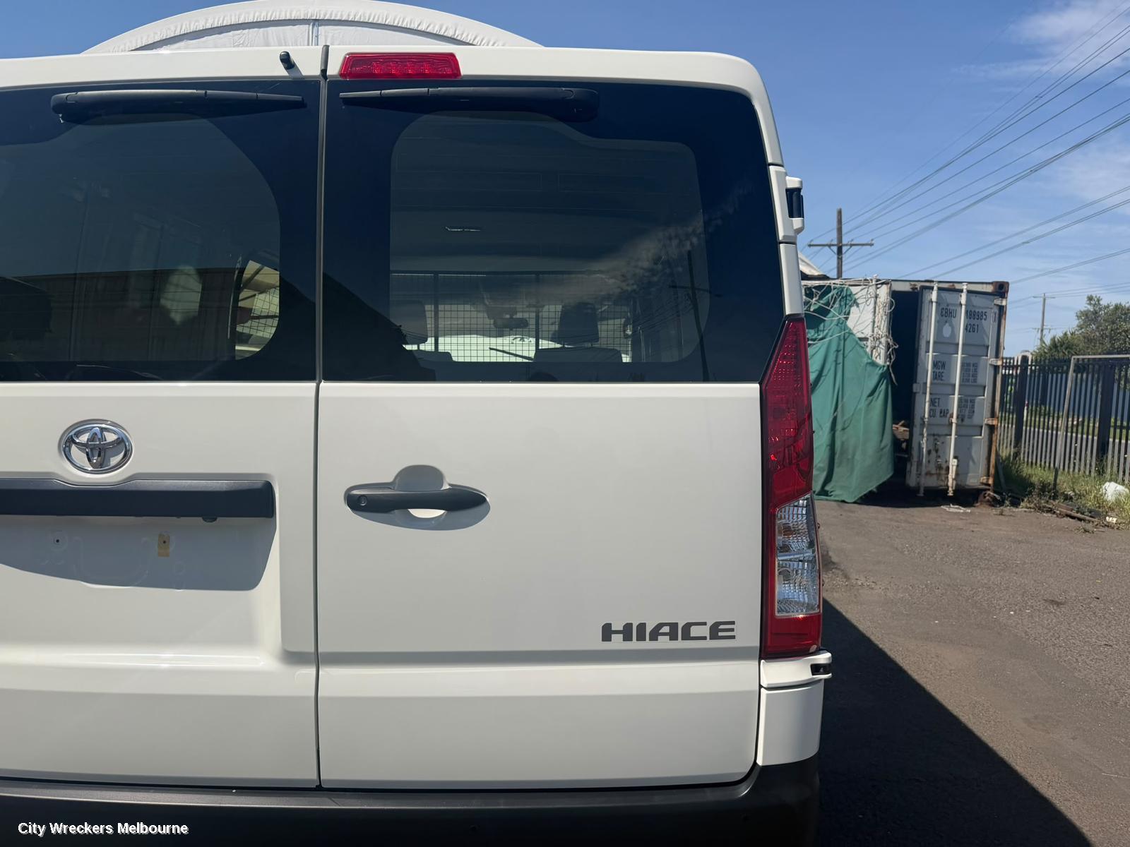 TOYOTA HIACE RIGHT TAILLIGHT, 300 SERIES, IN BODY, W/ HALOGEN TYPE, 02/2019 ONWARDS