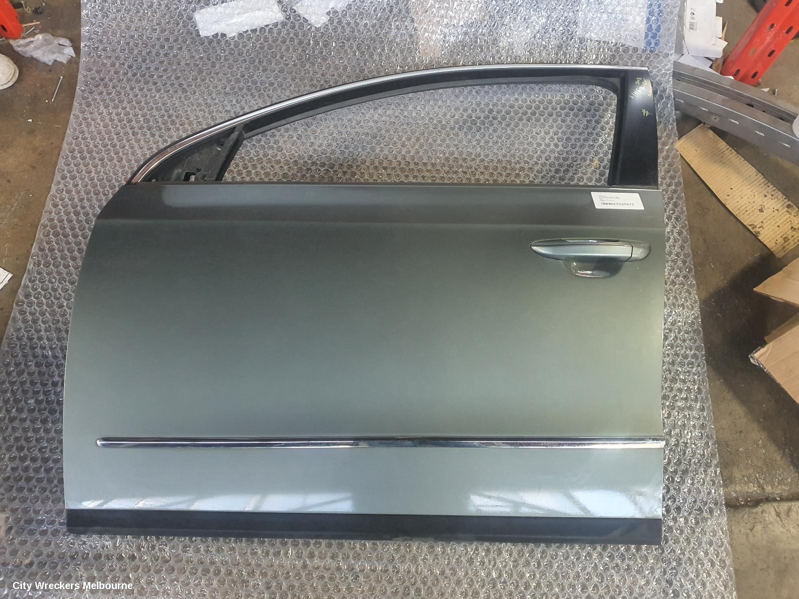 VOLKSWAGEN PASSAT LEFT FRONT DOOR, 3C/MK6 B6, SEDAN/WAGON, 03/2006 - 09/2010