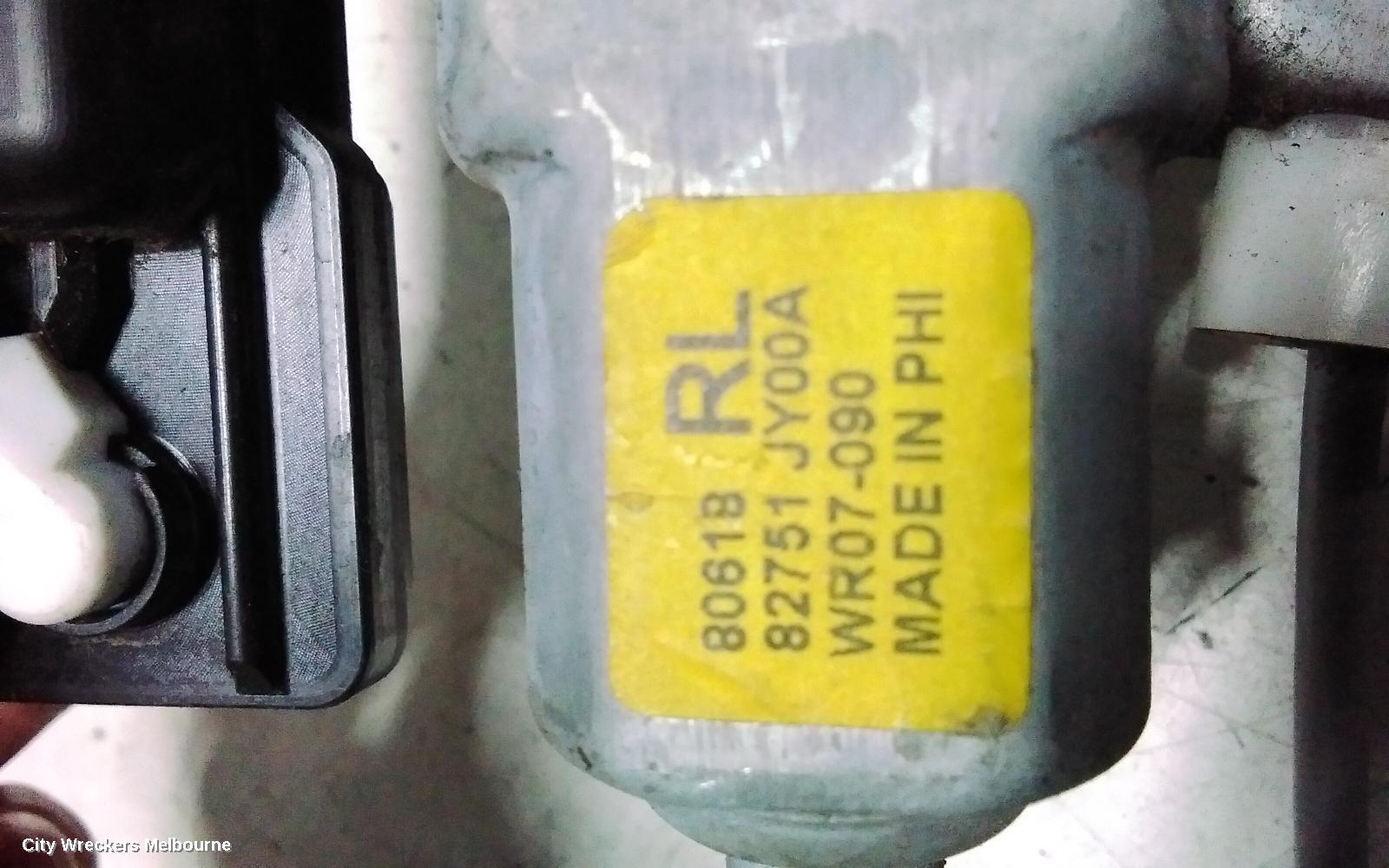 RENAULT KALEOS LEFT REAR WND REG/MOTOR, H45, DOOR REG ASSY (REG AND MOTOR), 09/2008 - 04/2016