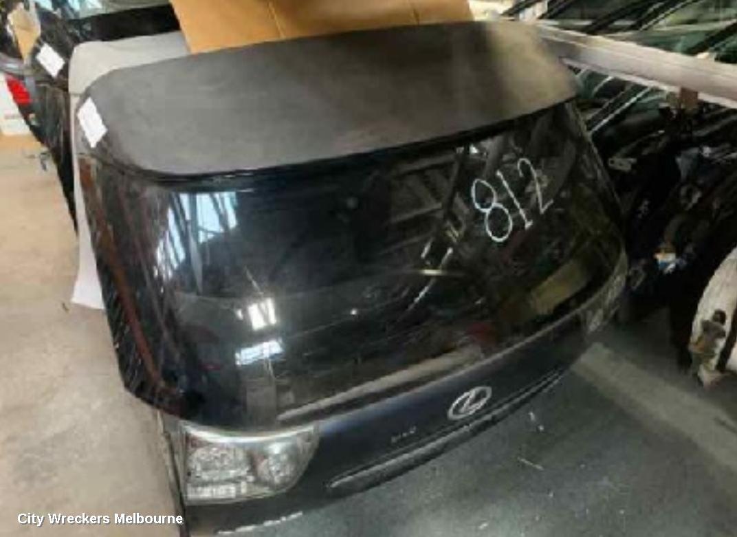 LEXUS RX SERIES BOOTLID/TAILGATE, TAILGATE, MCU3/GSU3/MHU3#, NON POWER LIFTGATE TYPE, 04/2003 - 11/2008