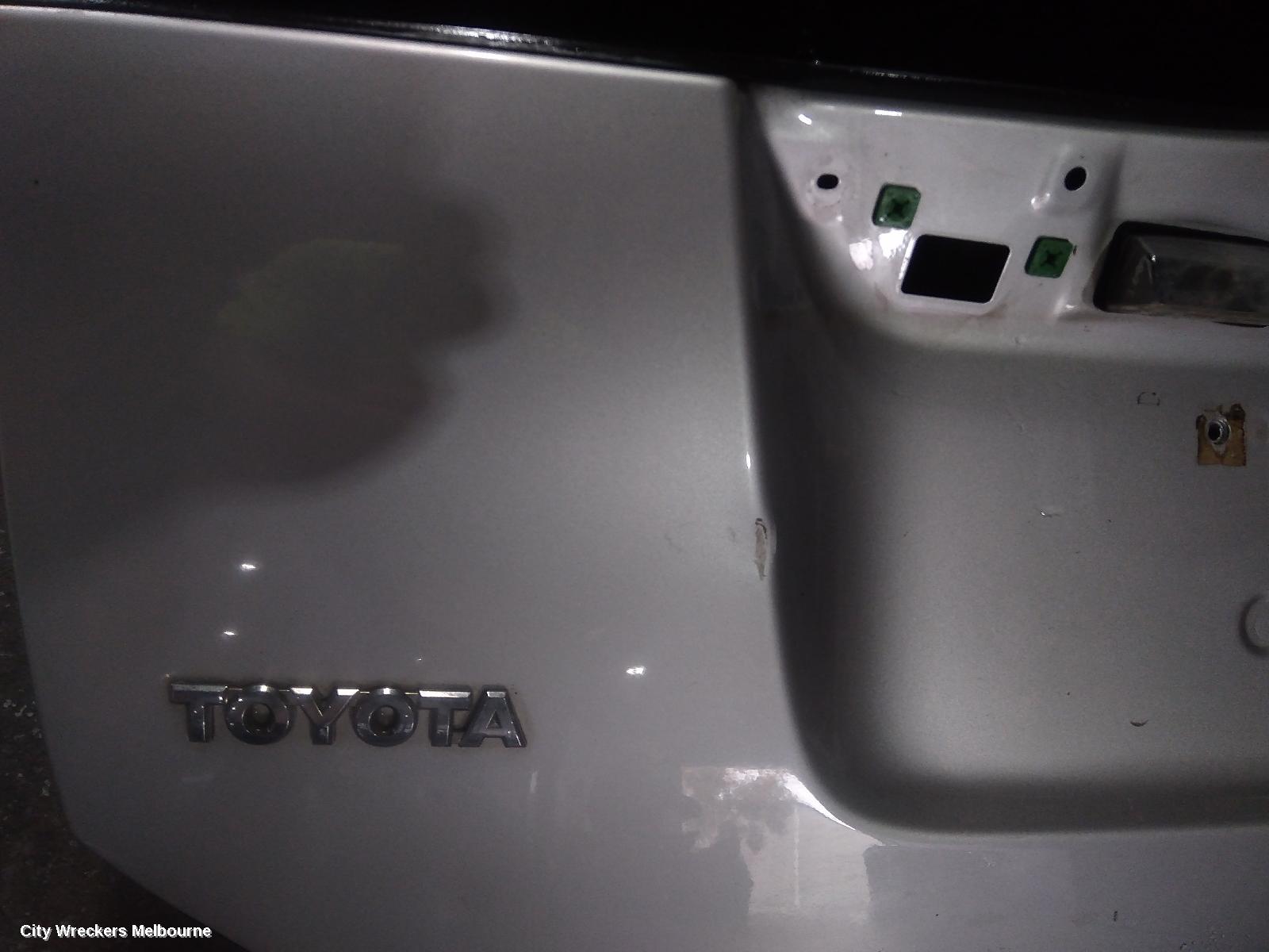 TOYOTA PRIUS BOOTLID/TAILGATE, NHW20R, TAILGATE, 10/2003 - 04/2009