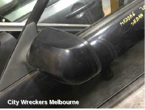 MAZDA 6 LEFT DOOR MIRROR, GG/GY, 3 WIRE TYPE, 09/2002 - 02/2008