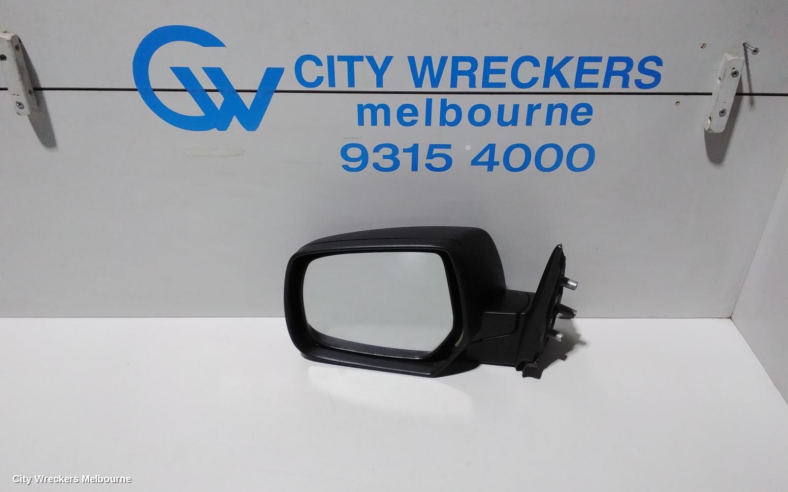 MAZDA BT50 LEFT DOOR MIRROR, UN, MANUAL, 09/2008 - 09/2011
