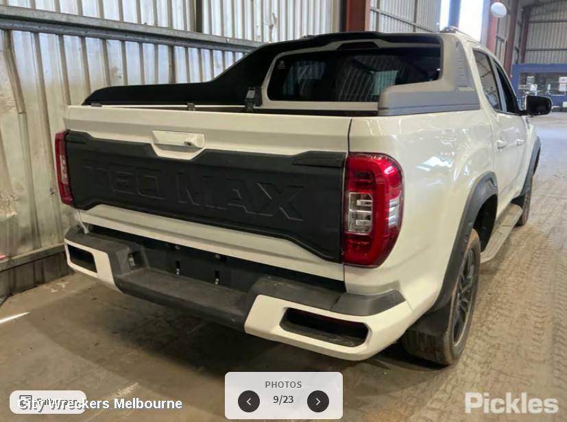 LDV T60 BOOTLID/TAILGATE, SK8C, TAILGATE, 08/2021 ONWARDS