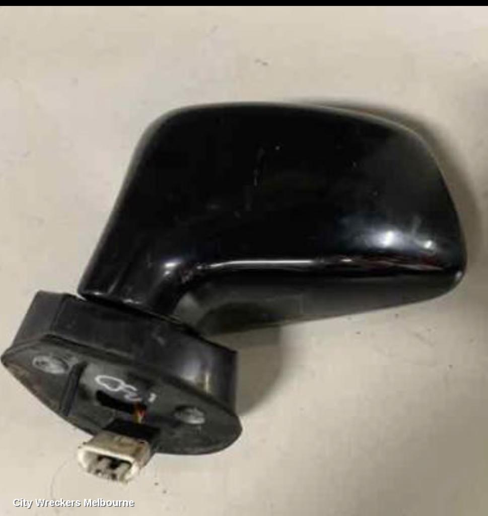 MITSUBISHI MAGNA LEFT DOOR MIRROR, TL-TW, POWER, BLACK, 07/2003 - 08/2005