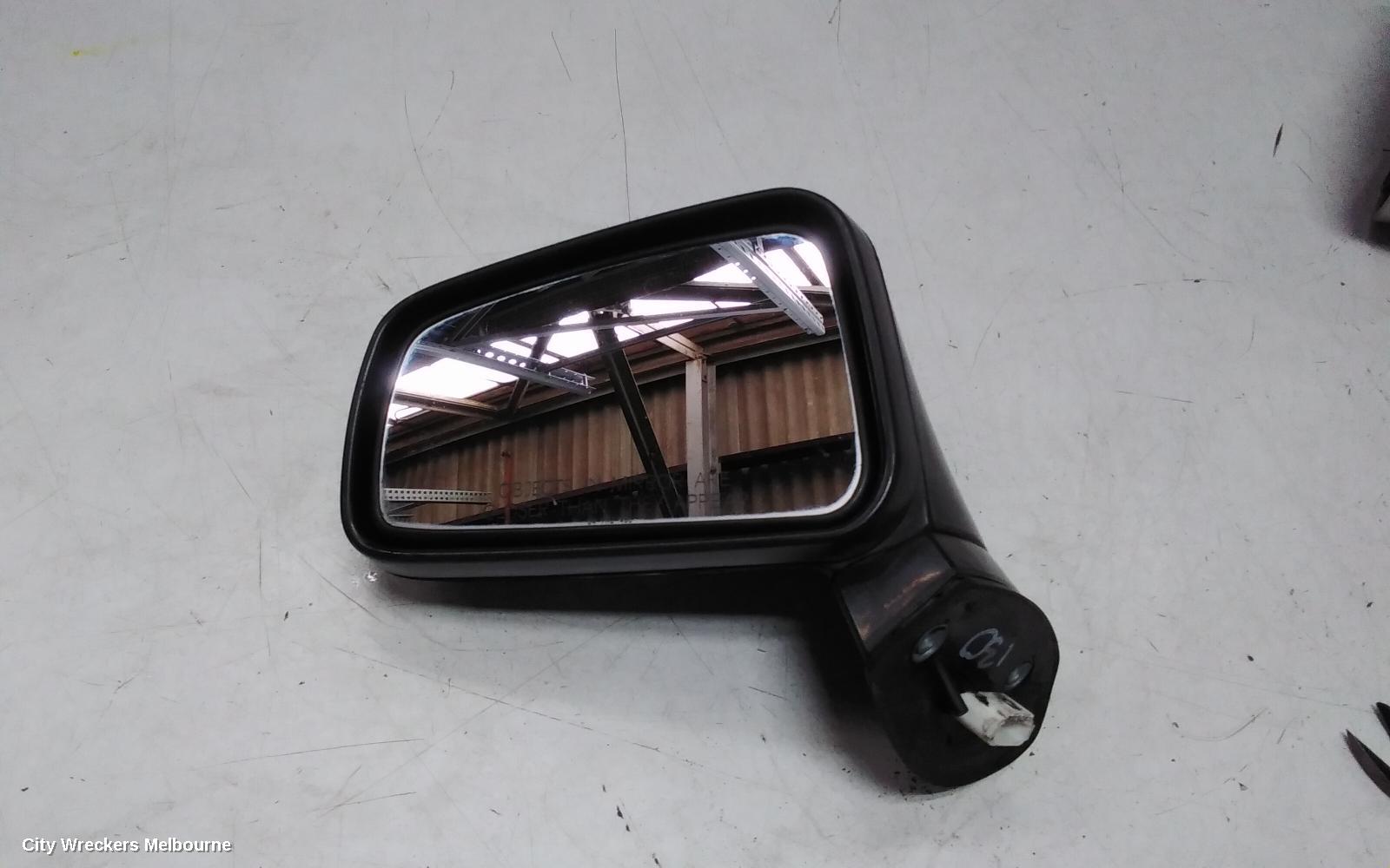MITSUBISHI MAGNA LEFT DOOR MIRROR, TL-TW, POWER, BLACK, 07/2003 - 08/2005