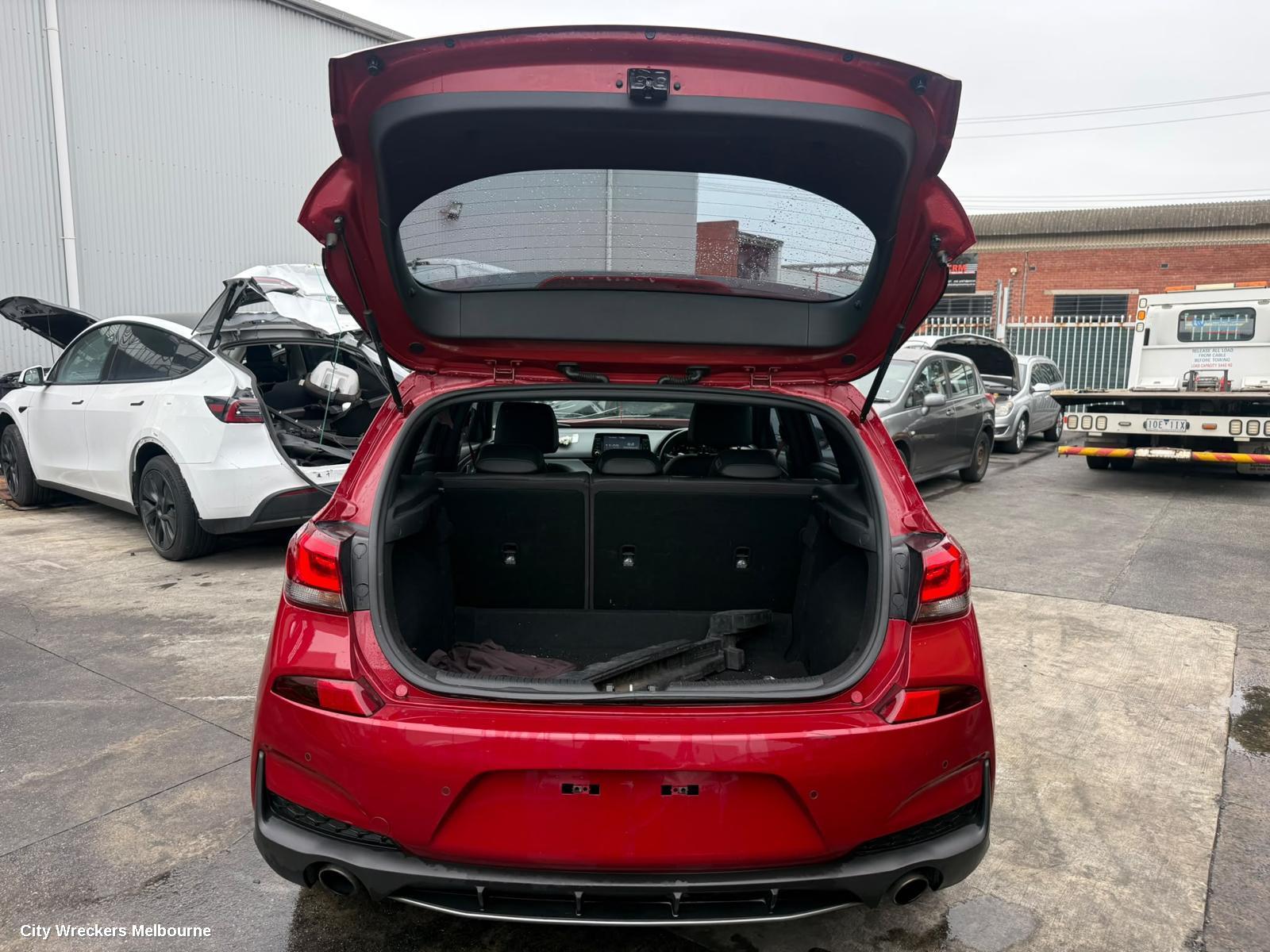 HYUNDAI I30 REAR BUMPER, BUMPER BAR (2 PIECE), PD, HATCH (S. KOREA VIN KMHH), N LINE, 03/2017 - 12/2023