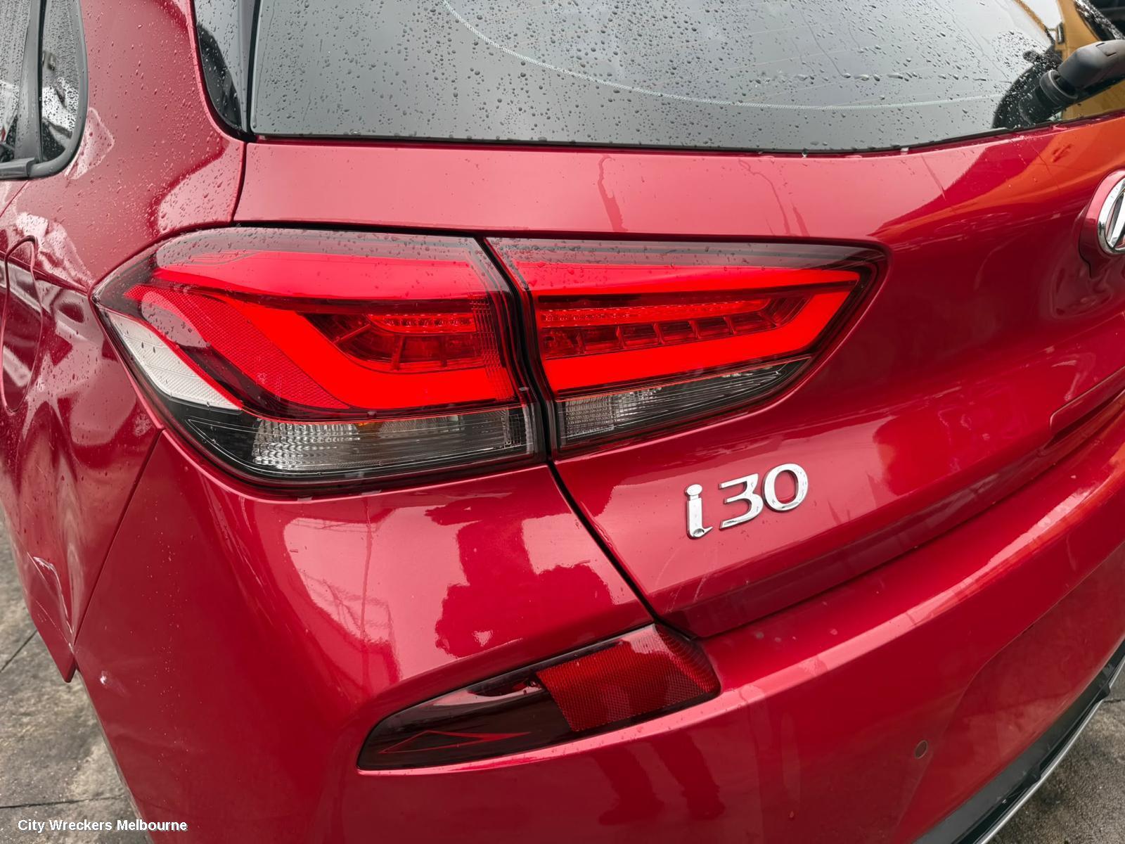 HYUNDAI I30 REAR BUMPER, BUMPER BAR (2 PIECE), PD, HATCH (S. KOREA VIN KMHH), N LINE, 03/2017 - 12/2023