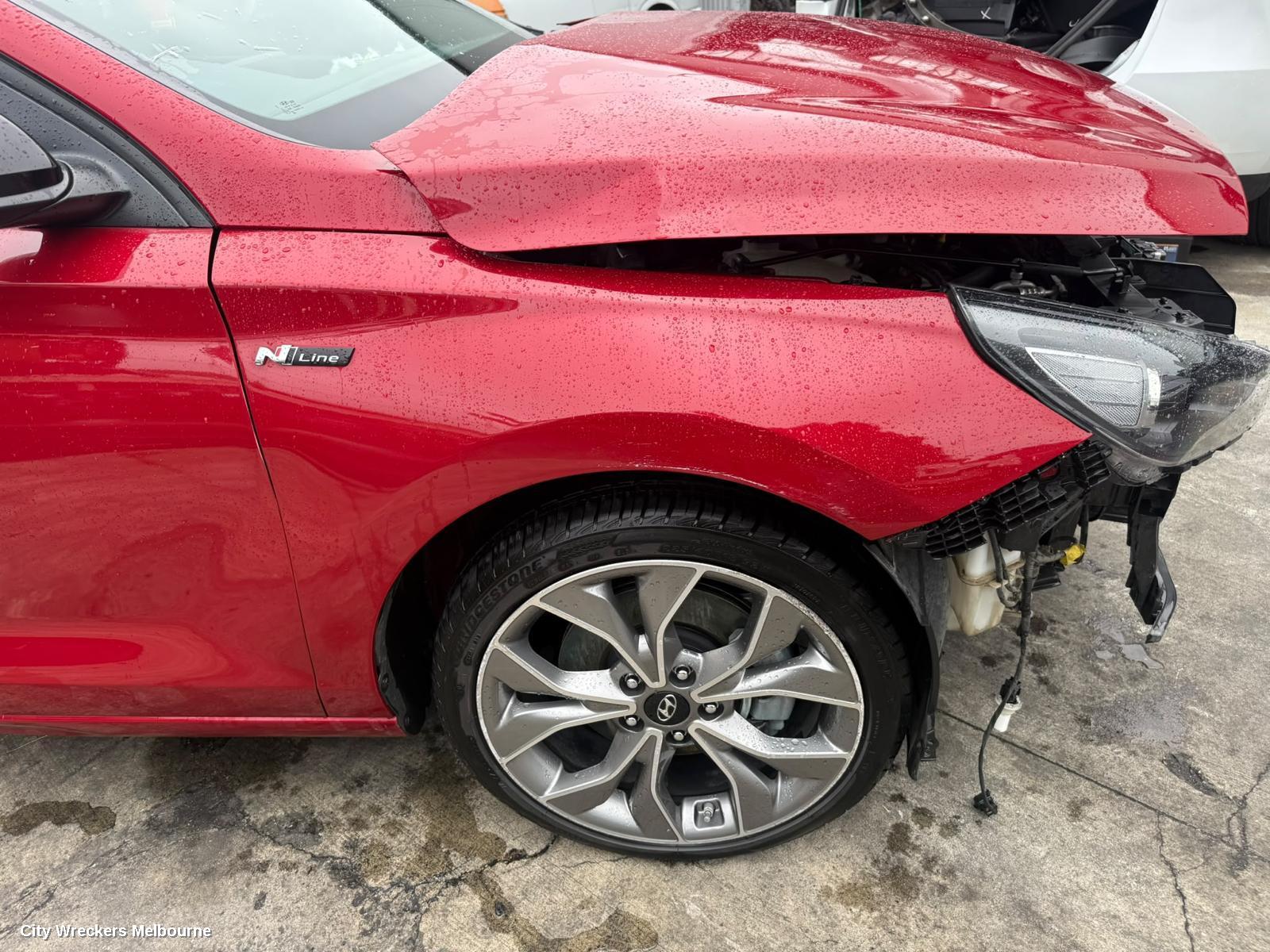HYUNDAI I30 REAR BUMPER, BUMPER BAR (2 PIECE), PD, HATCH (S. KOREA VIN KMHH), N LINE, 03/2017 - 12/2023