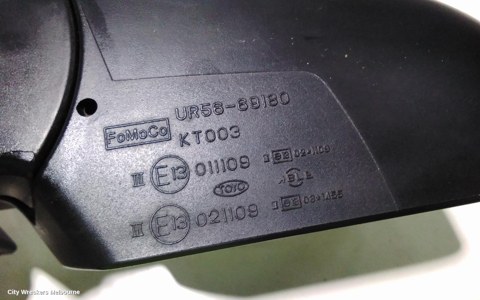 MAZDA BT50 LEFT DOOR MIRROR, UN, MANUAL, 09/2008 - 09/2011