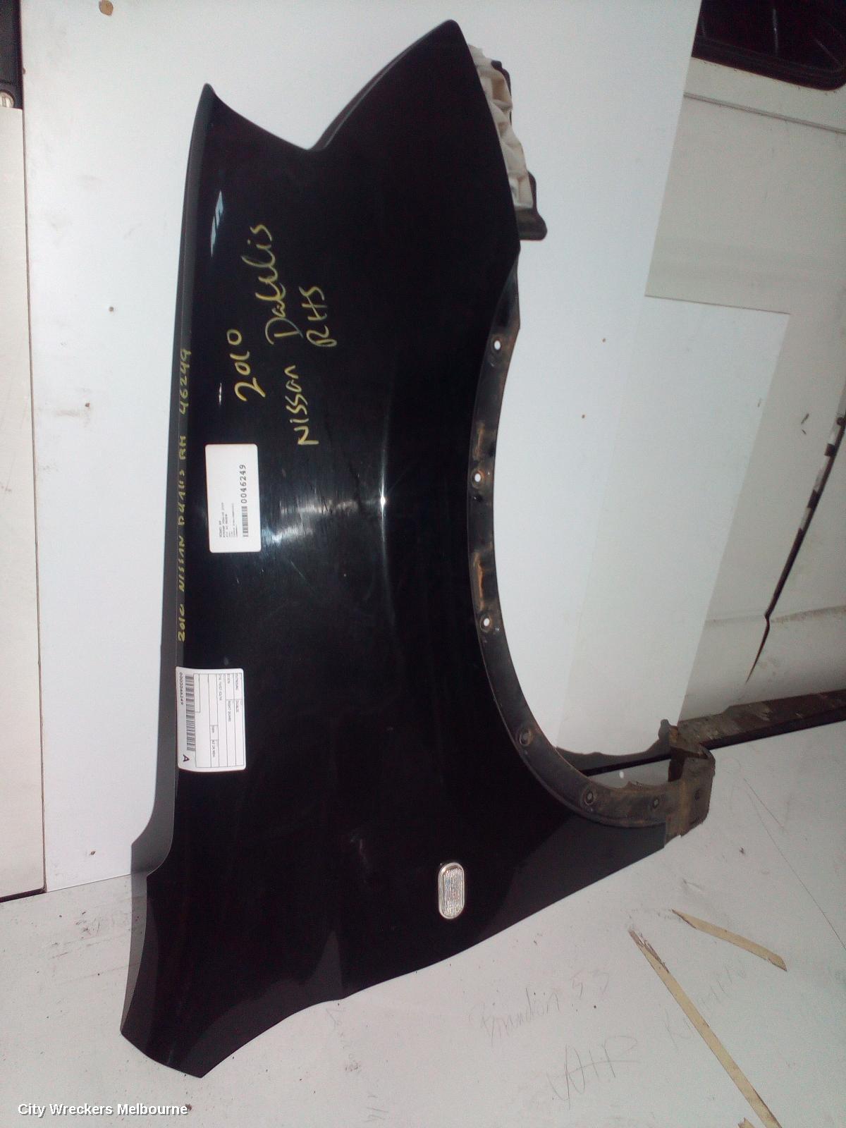 NISSAN DUALIS RIGHT GUARD, J10, 10/2007 - 03/2010