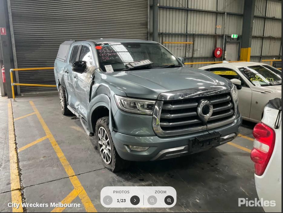 GREAT WALL CANNON UTE BONNET, NPW, BONNET, 09/2020 ONWARDS