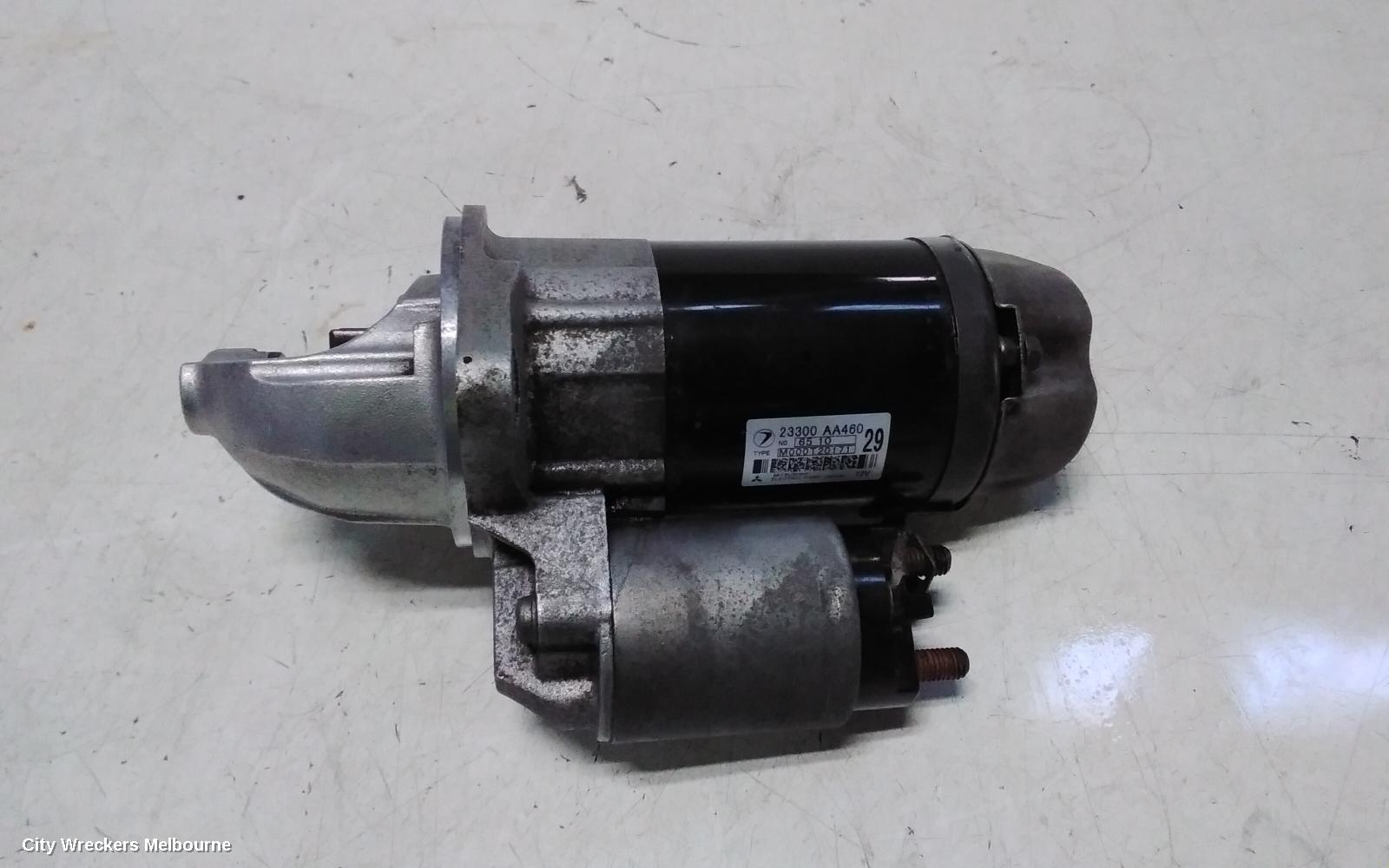 SUBARU OUTBACK STARTER, PETROL, EJ25, NON TURBO, AUTO, 4/6 SPEED, 2ND-5TH GEN, 09/1996 - 09/2012
