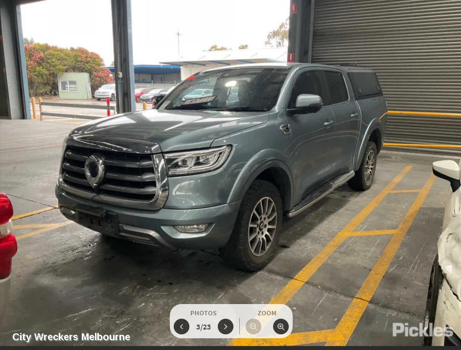 GREAT WALL CANNON UTE BONNET, NPW, BONNET, 09/2020 ONWARDS