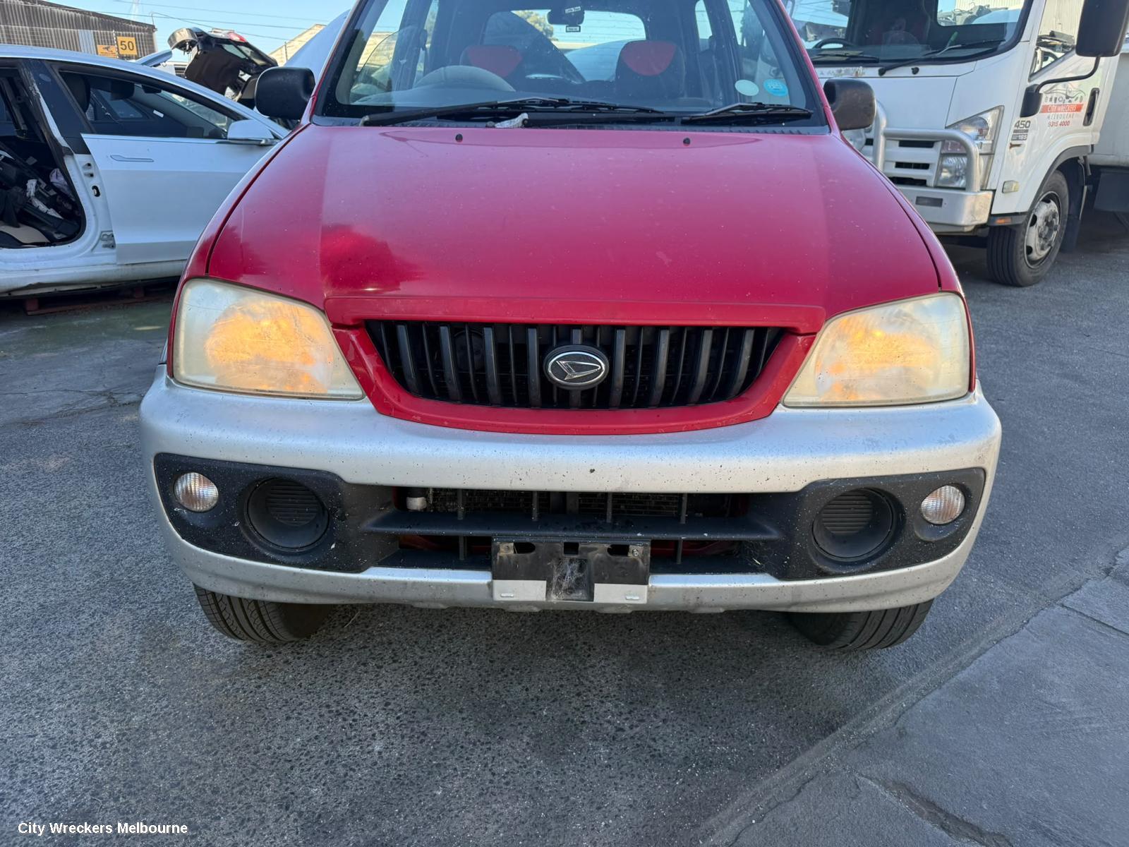 DAIHATSU TERIOS LEFT TAILLIGHT, RED/CLEAR, J102, 10/2000 - 07/2005
