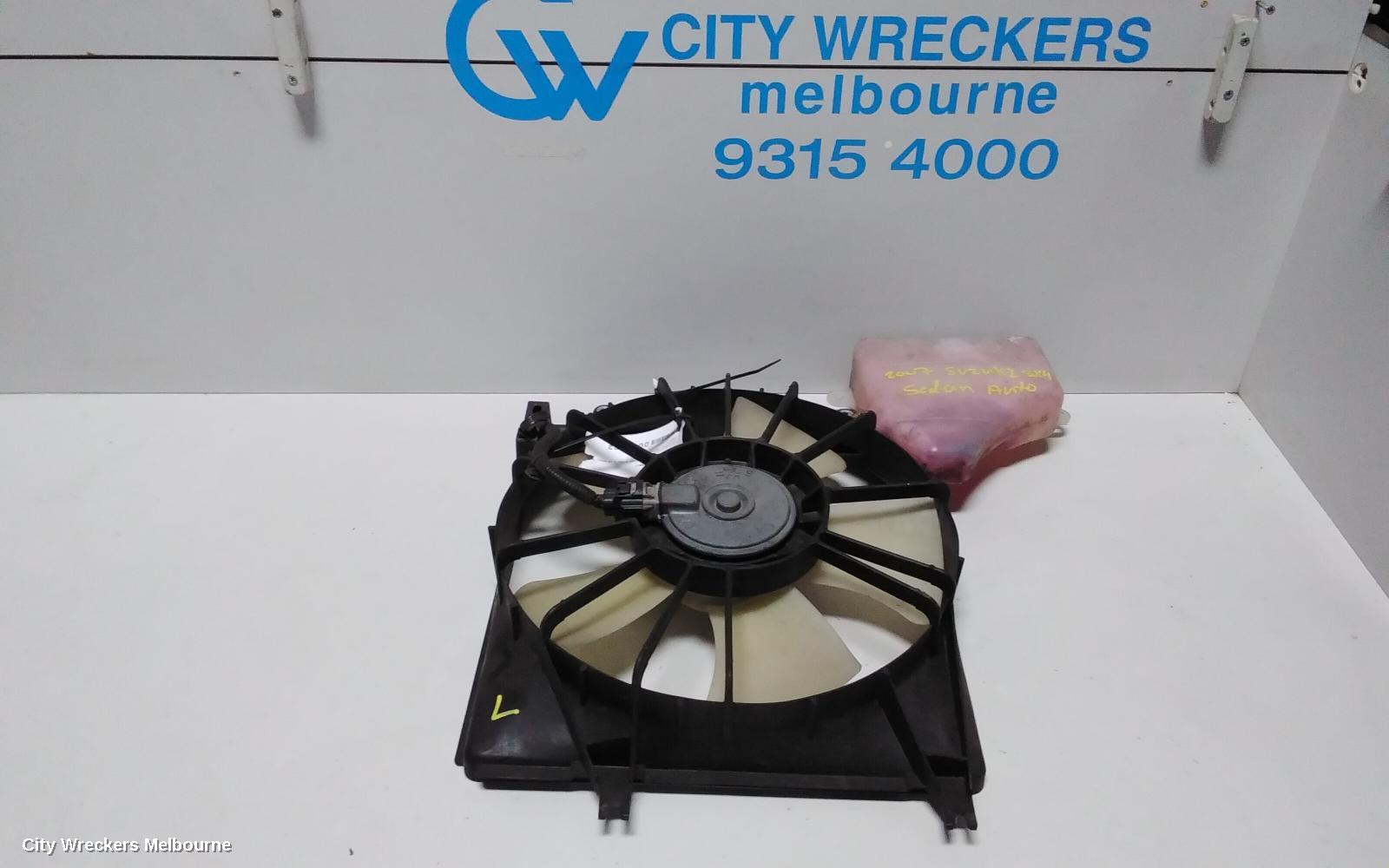 SUZUKI SX4 FAN, RADIATOR FAN, J20A, 02/2007 - 12/2009