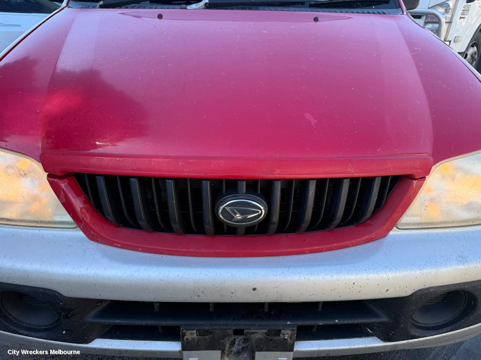 DAIHATSU TERIOS LEFT TAILLIGHT, RED/CLEAR, J102, 10/2000 - 07/2005