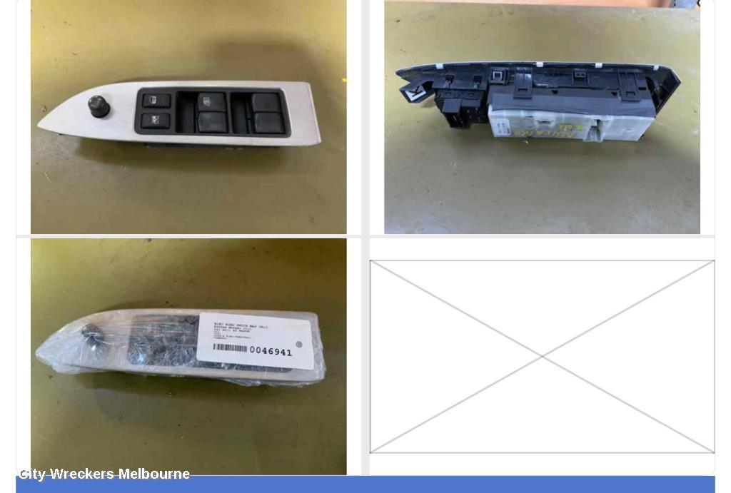 NISSAN MURANO PWR DR WIND SWITCH, RH FRONT (MASTER SWITCH), Z51, ST TYPE, 12/2008 - 12/2014