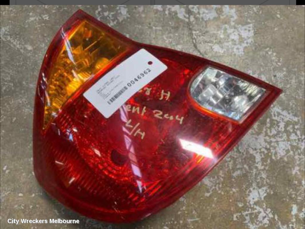 HYUNDAI ACCENT LEFT TAILLIGHT, LC, 03/2003 - 04/2006