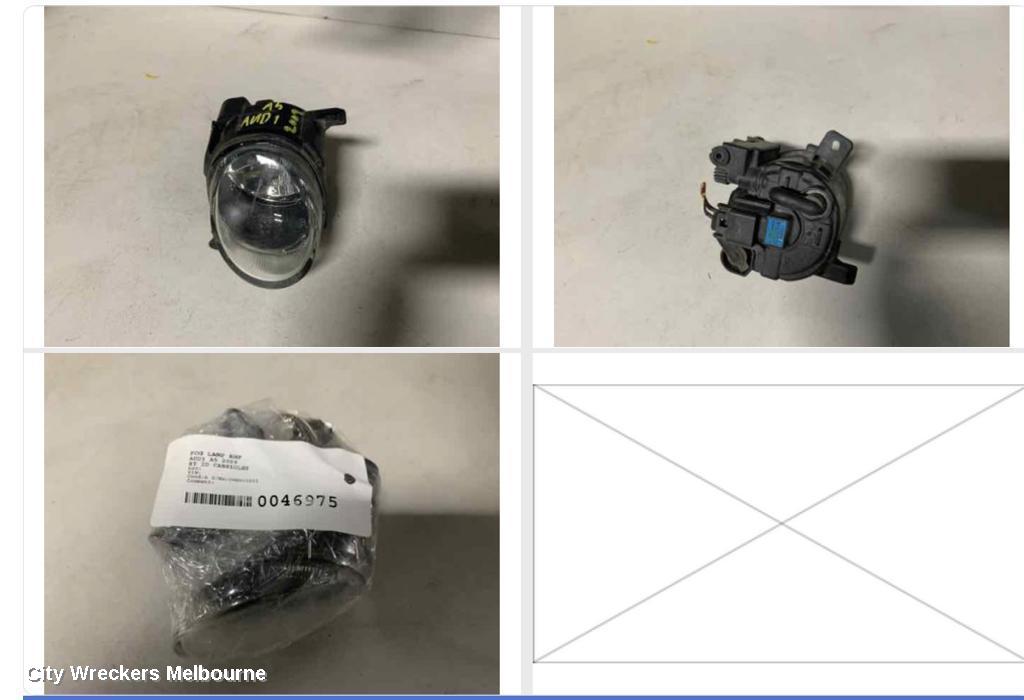 AUDI A5 RIGHT INDICATOR/FOG/SIDE, BUMPER FOGLAMP, 8T, A5/S5, ROUND TYPE, 10/2007 - 12/2011