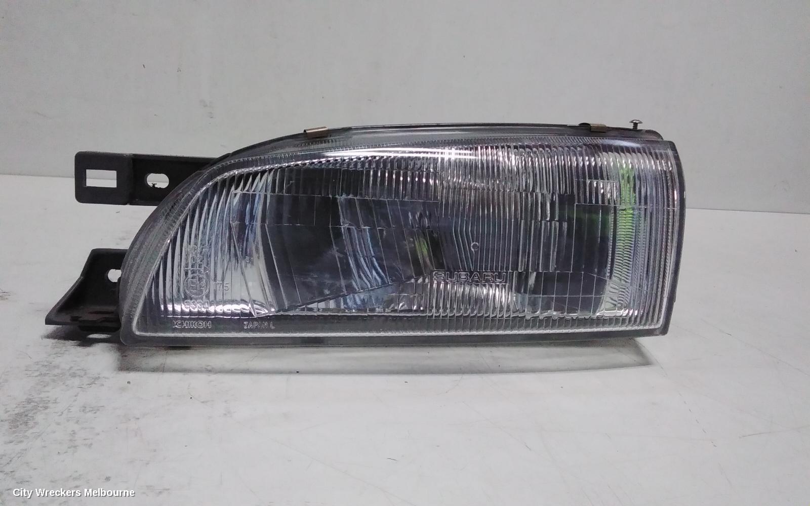 SUBARU IMPREZA LEFT HEADLAMP, CLEAR LENS TYPE, ICHIKOH HXFOOL, 11/1996 - 09/2000