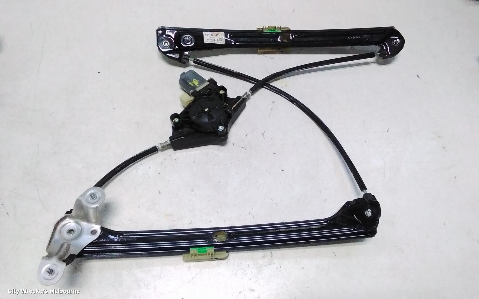 VOLKSWAGEN GOLF LEFT FRONT WINDOW REG/MOTOR, GEN 7, 5DR HATCH/WAGON, 03/2013 - 08/2020