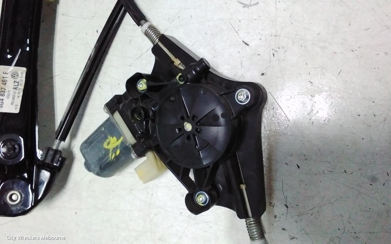 VOLKSWAGEN GOLF LEFT FRONT WINDOW REG/MOTOR, GEN 7, 5DR HATCH/WAGON, 03/2013 - 08/2020