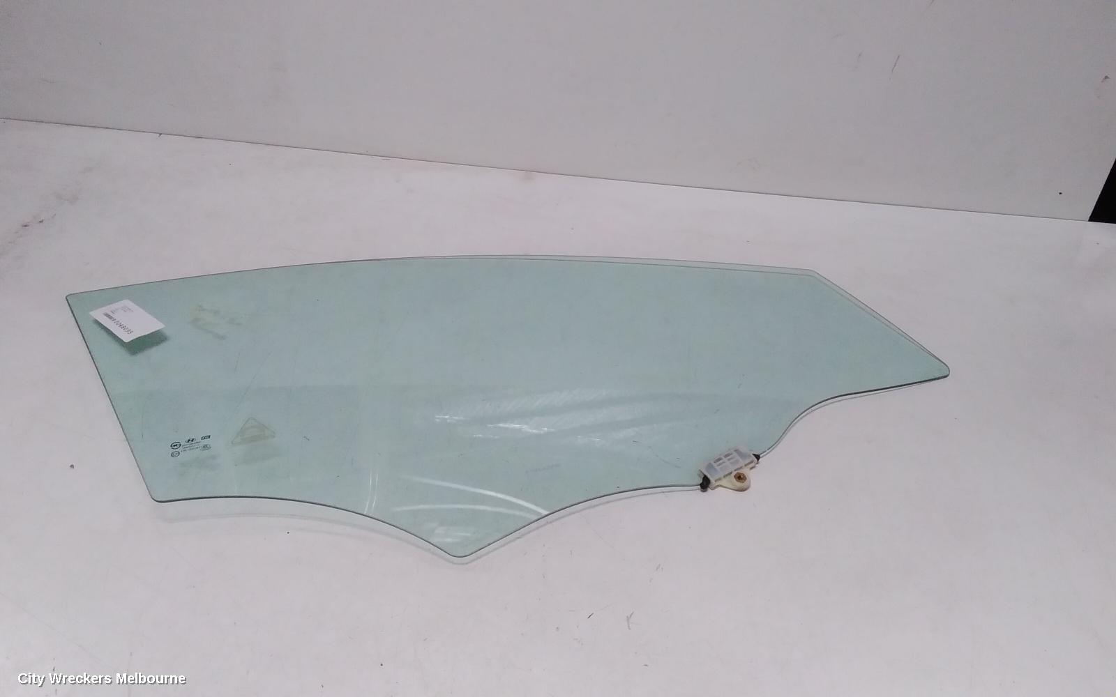 HYUNDAI I30 RIGHT FRONT DOOR WINDOW, GD, 5DR HATCH, 05/2012 - 02/2017