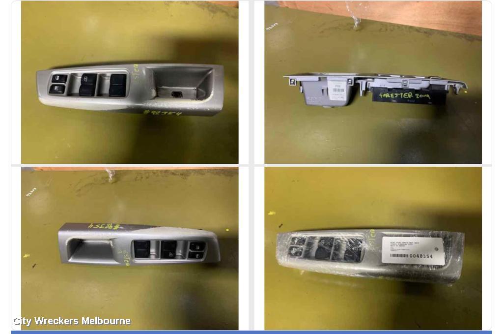 SUBARU FORESTER PWR DR WIND SWITCH, RH FRONT (MASTER SWITCH), F08, 02/2008 - 05/2010