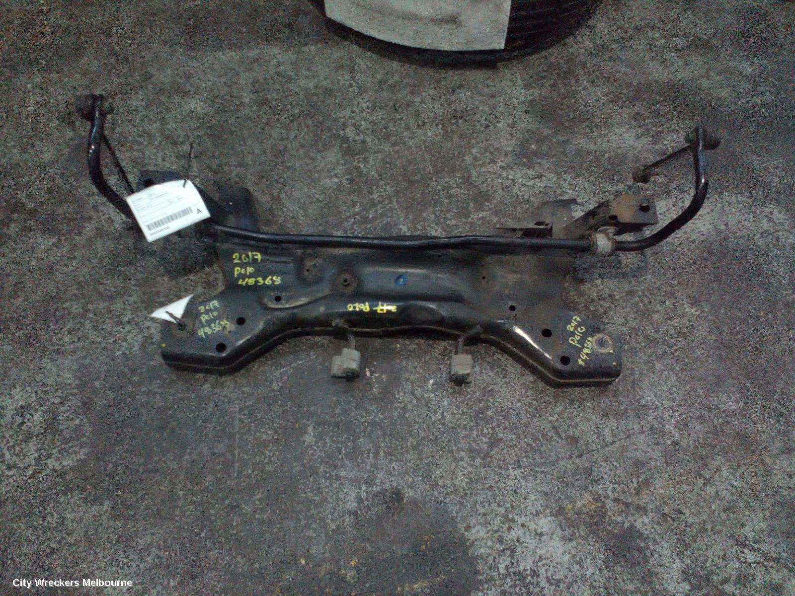 VOLKSWAGEN POLO FRT XMEMBER/CRADLE, 6R, 05/2014 - 09/2017