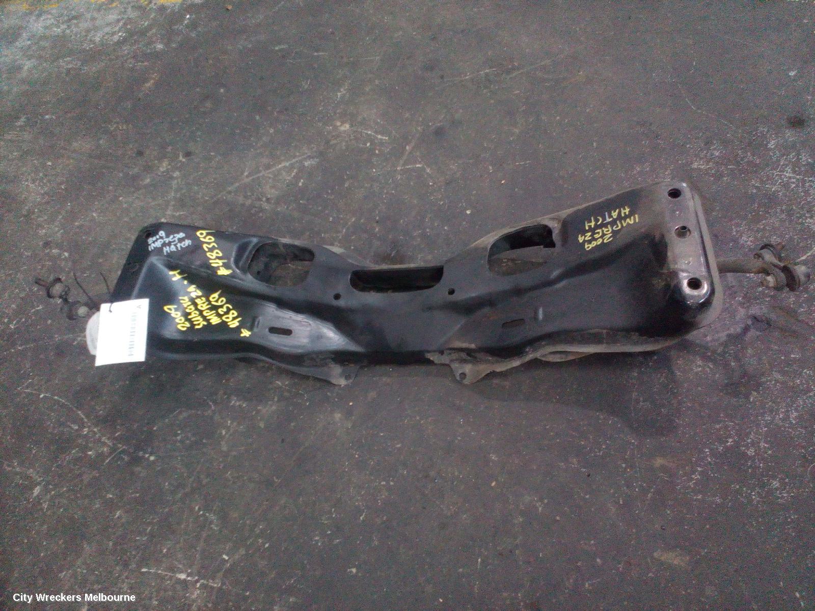 SUBARU IMPREZA FRT XMEMBER/CRADLE, G3, ENGINE CROSSMEMBER, NON TURBO, 04/2007 - 11/2011